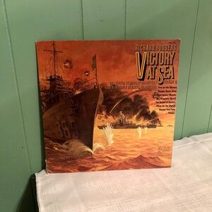 Richard Rodgers Victory At Sea Vol 2 LP Record Music RCA Victor Vintage 1976 War